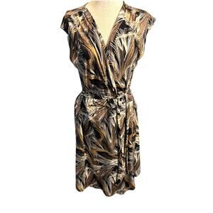 Women's Size M 212 Collection Faux Wrap Dress